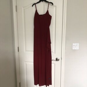 Express Burgundy Maxi Dress